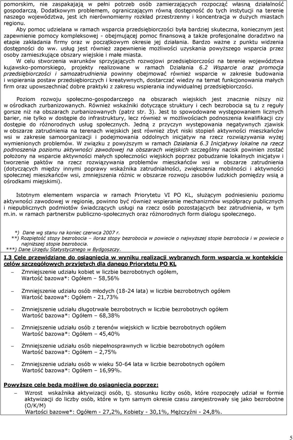 Aby pomoc udzielana w ramach wsparcia przedsiębiorczości była bardziej skuteczna, koniecznym jest zapewnienie pomocy kompleksowej - obejmującej pomoc finansową a takŝe profesjonalne doradztwo na