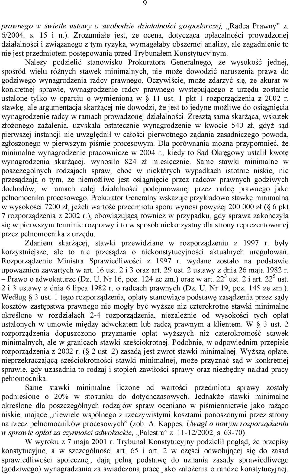 Trybunałem Konstytucyjnym.