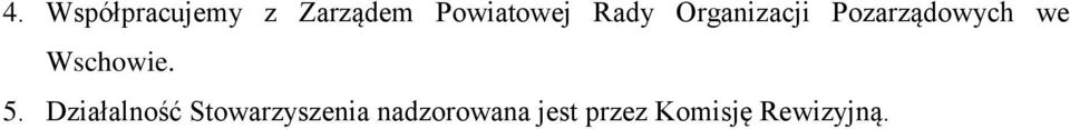 Pozarządowych we Wschowie. 5.