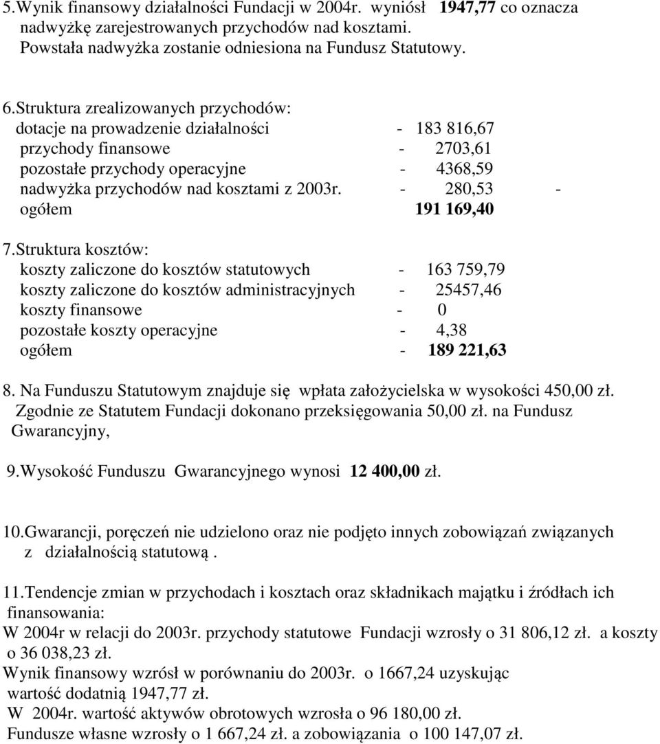 - 280,53 - ogółem 191 169,40 7.