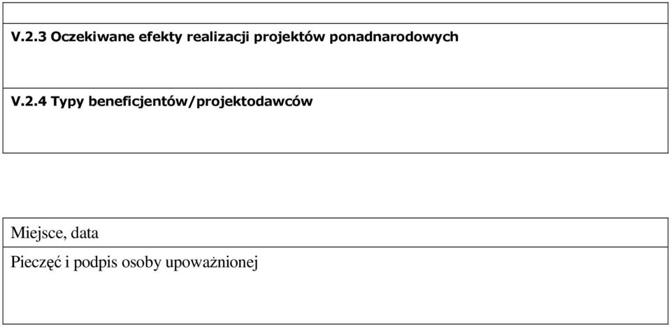 4 Typy beneficjentów/projektodawców