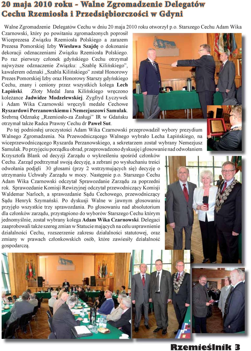 adzenie Delegatów Cechu Rzemios