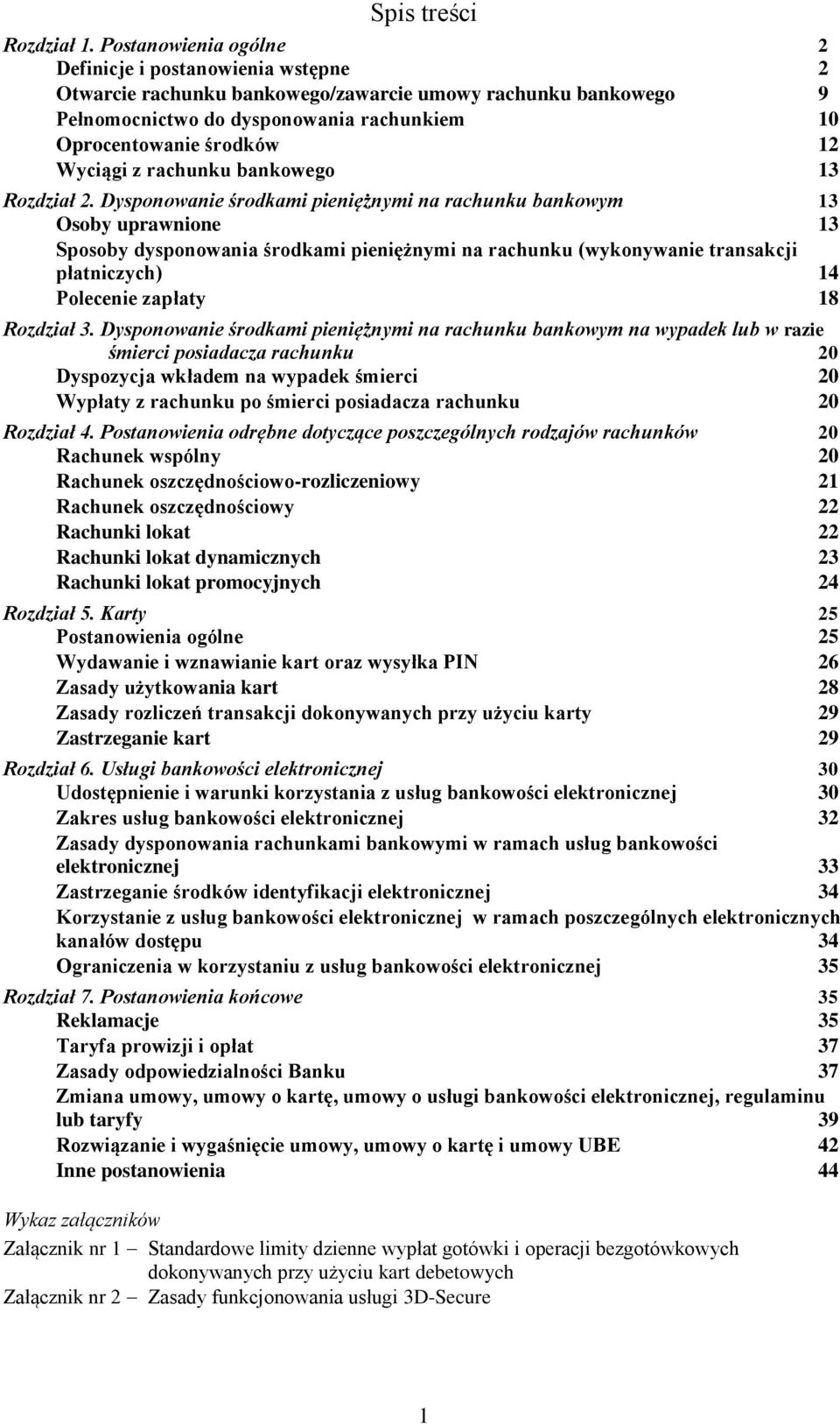 Wyciągi z rachunku bankowego 13 Rozdział 2.