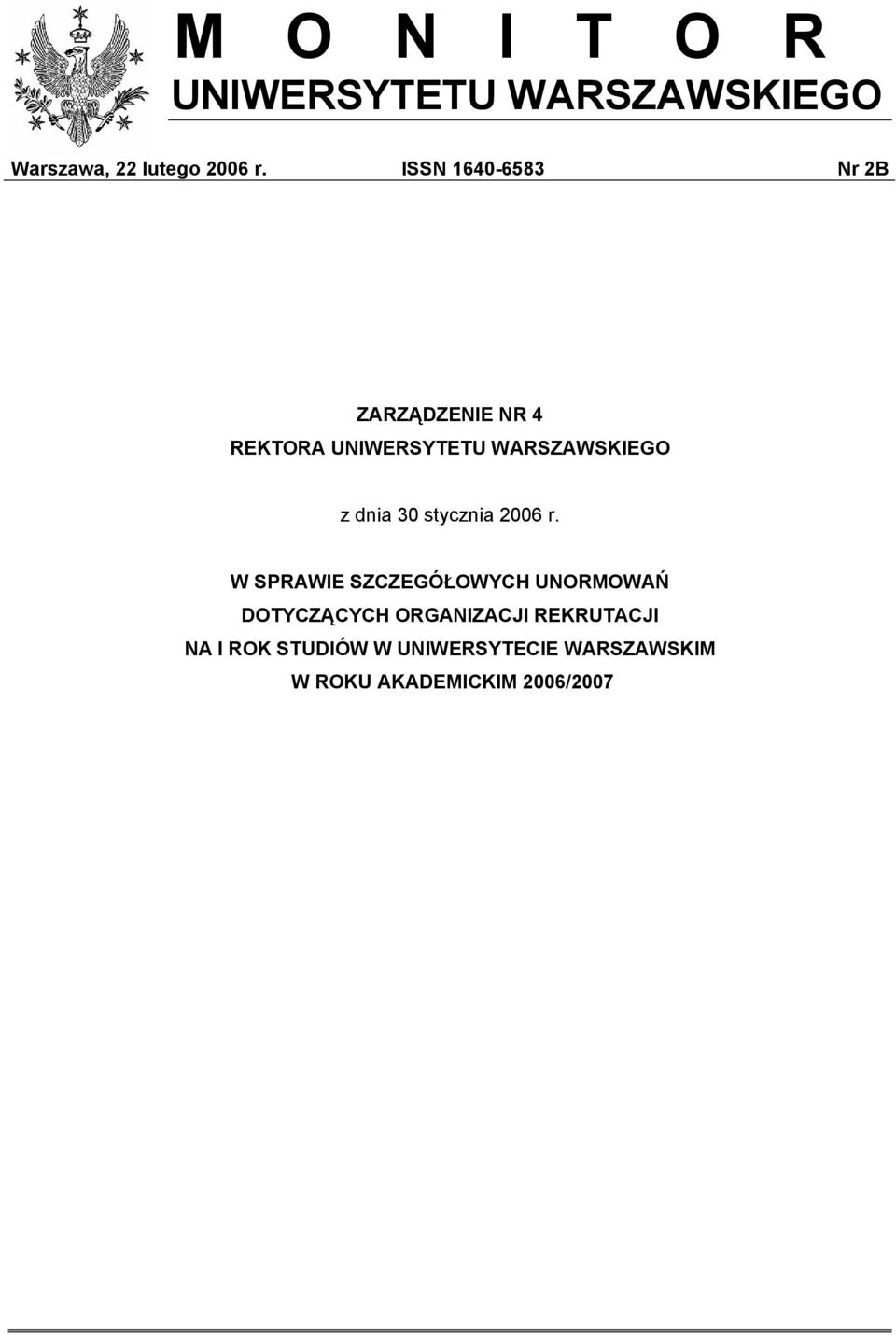 dnia 30 stycznia 2006 r.
