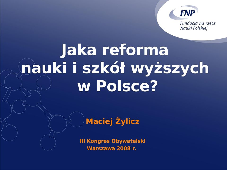 Maciej Żylicz III