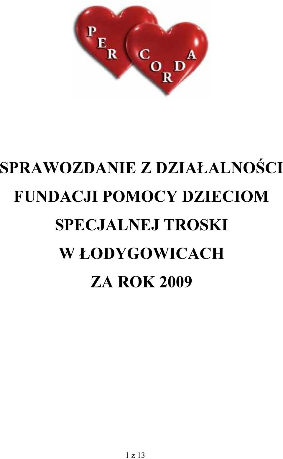 POMOCY DZIECIOM