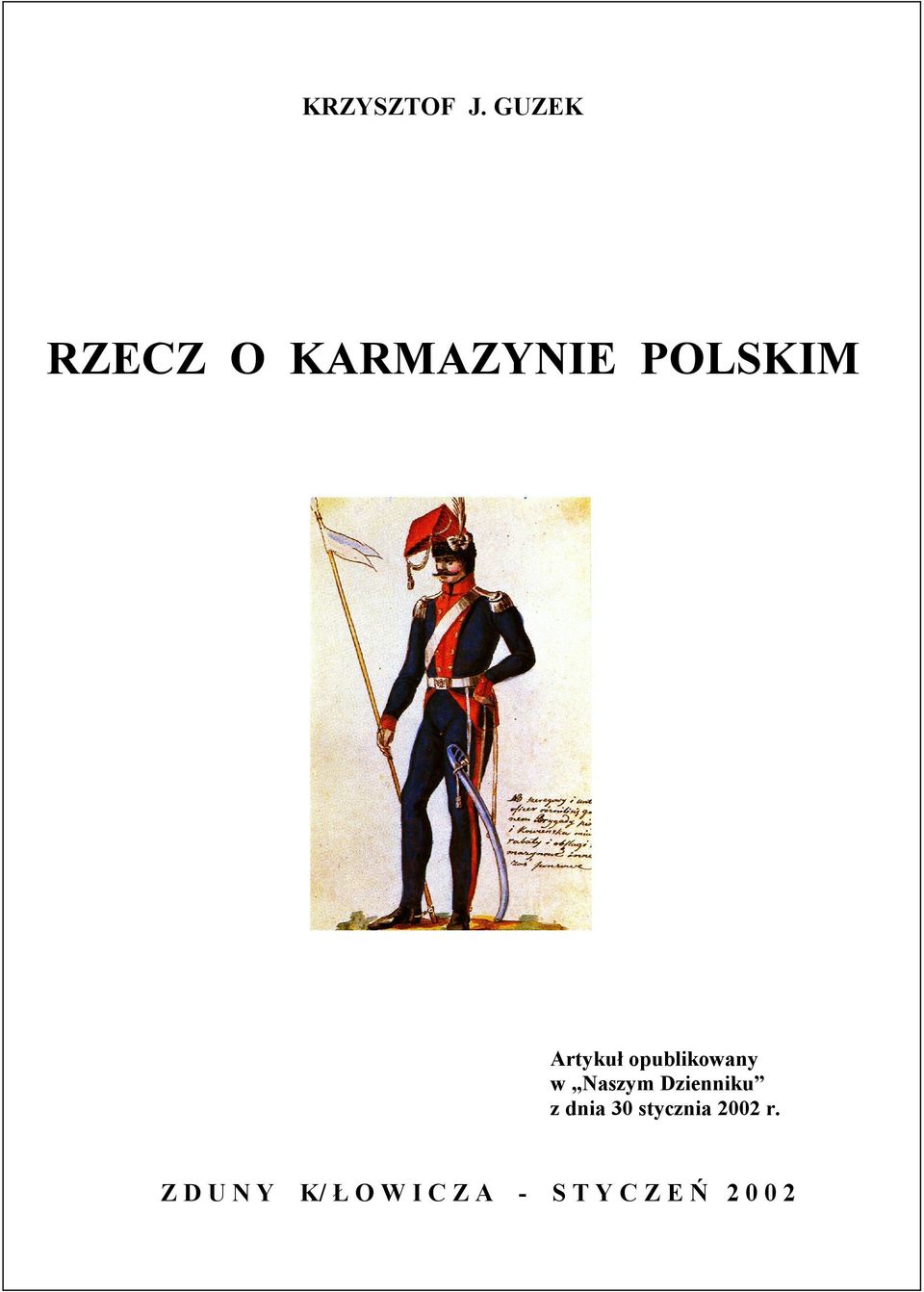 Artykuł opublikowany w Naszym