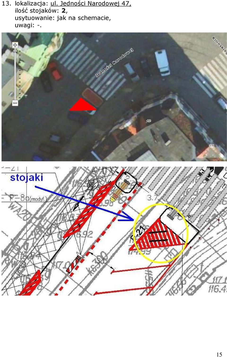 ilość stojaków: 2,