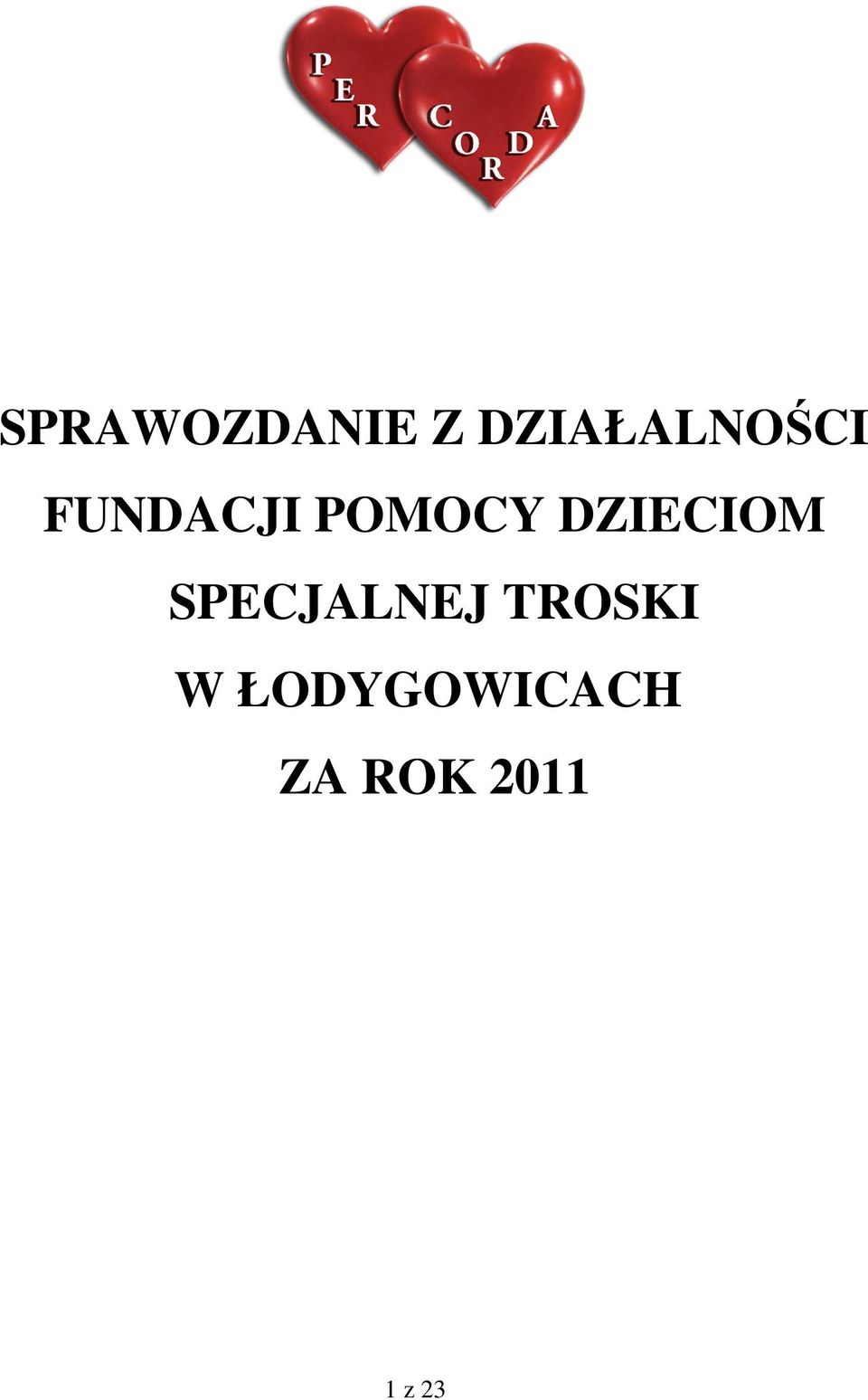 POMOCY DZIECIOM