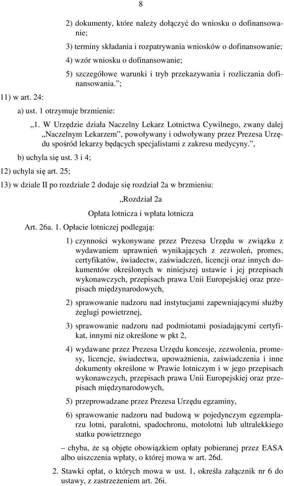 przekazywania i rozliczania dofinansowania. ; a) ust. 1 otrzymuje brzmienie: 1.