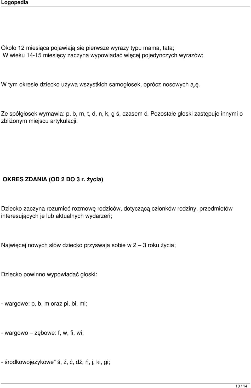 OKRES ZDANIA (OD 2 DO 3 r.