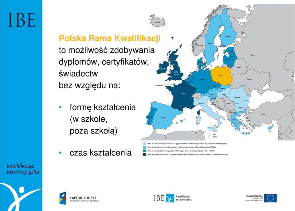 świadectw bez względu na: formę