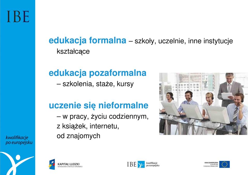 kursy uczenie się nieformalne w pracy, Ŝyciu