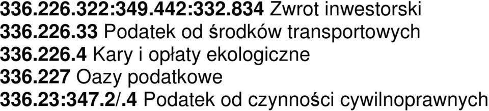 227 Oazy podatkowe 336.23:347.2/.