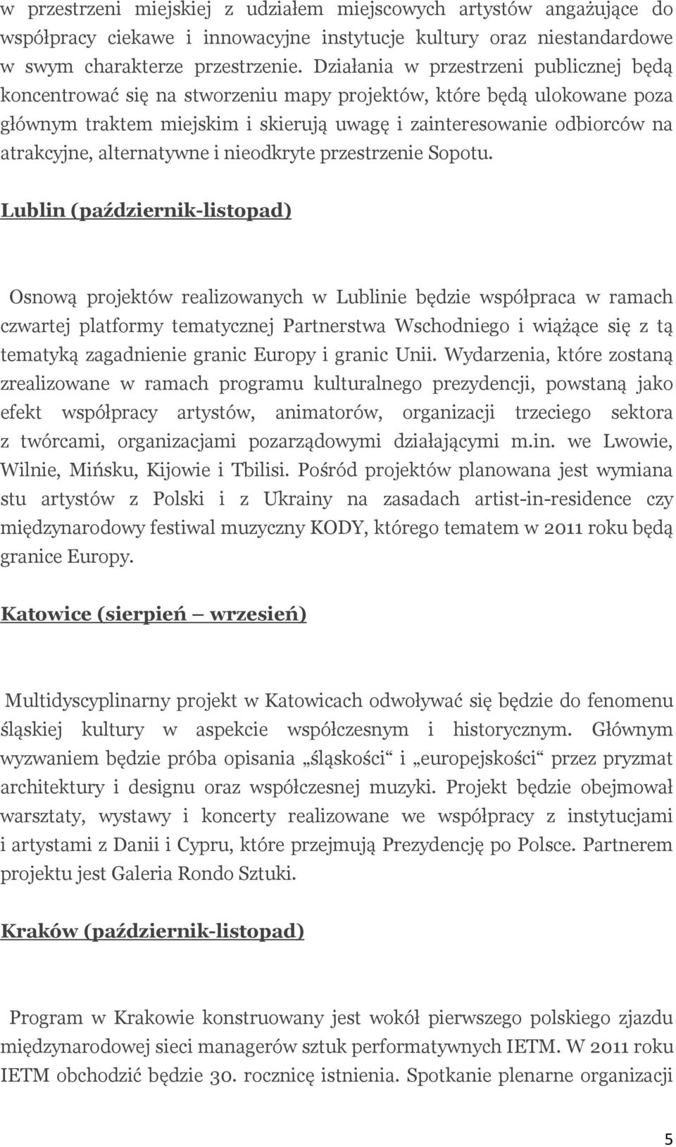 alternatywne i nieodkryte przestrzenie Sopotu.