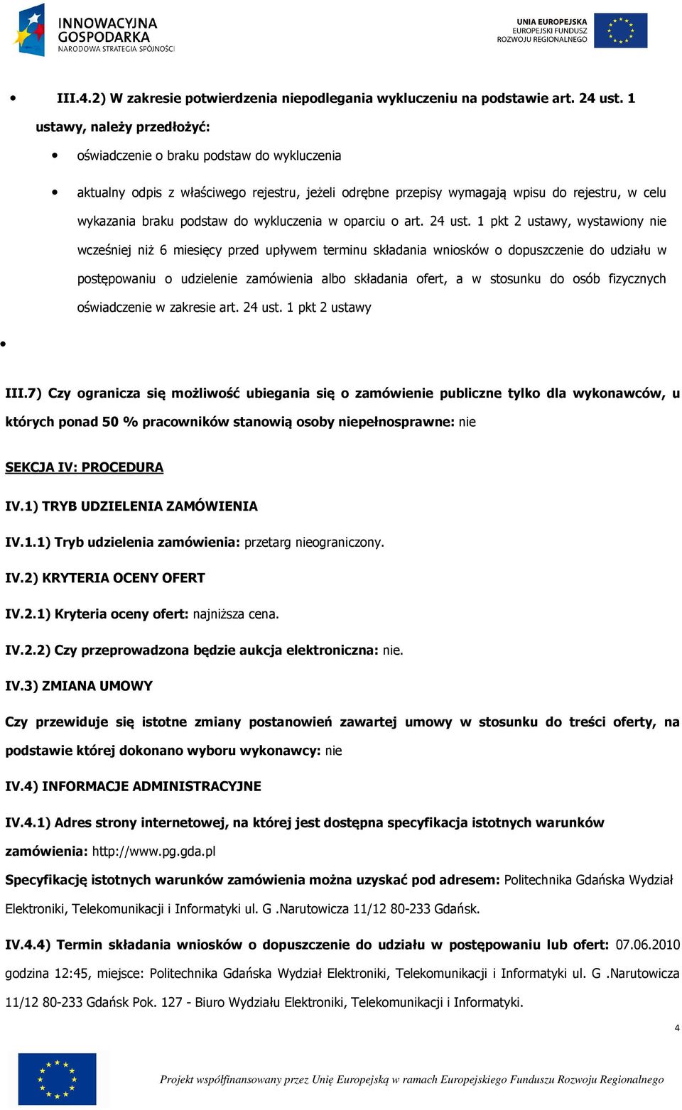 parciu art. 24 ust.
