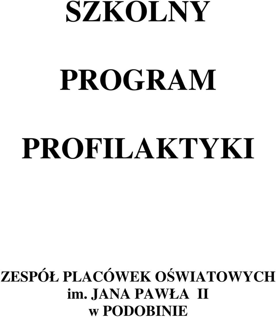 PLACÓWEK OŚWIATOWYCH