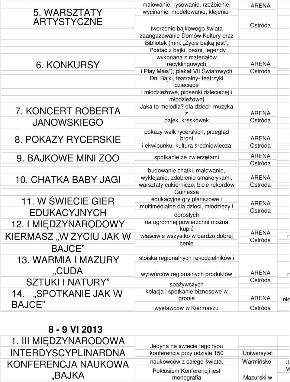 wiatowych Di Bajki, teatraly- teatryki dieci ce i m odie owe, pioseki dieci cej i m odie owej Jaka to melodia?