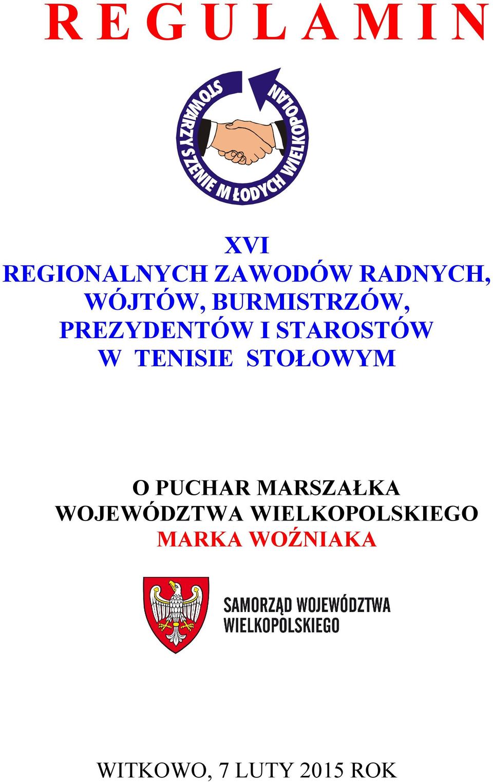 STAROSTÓW W TENISIE STOŁOWYM O PUCHAR MARSZAŁKA