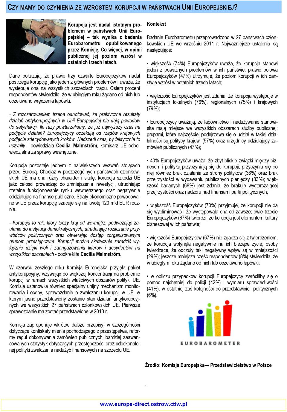 Co więcej, w opinii publicznej jej poziom wzrósł w ostatnich trzech latach.