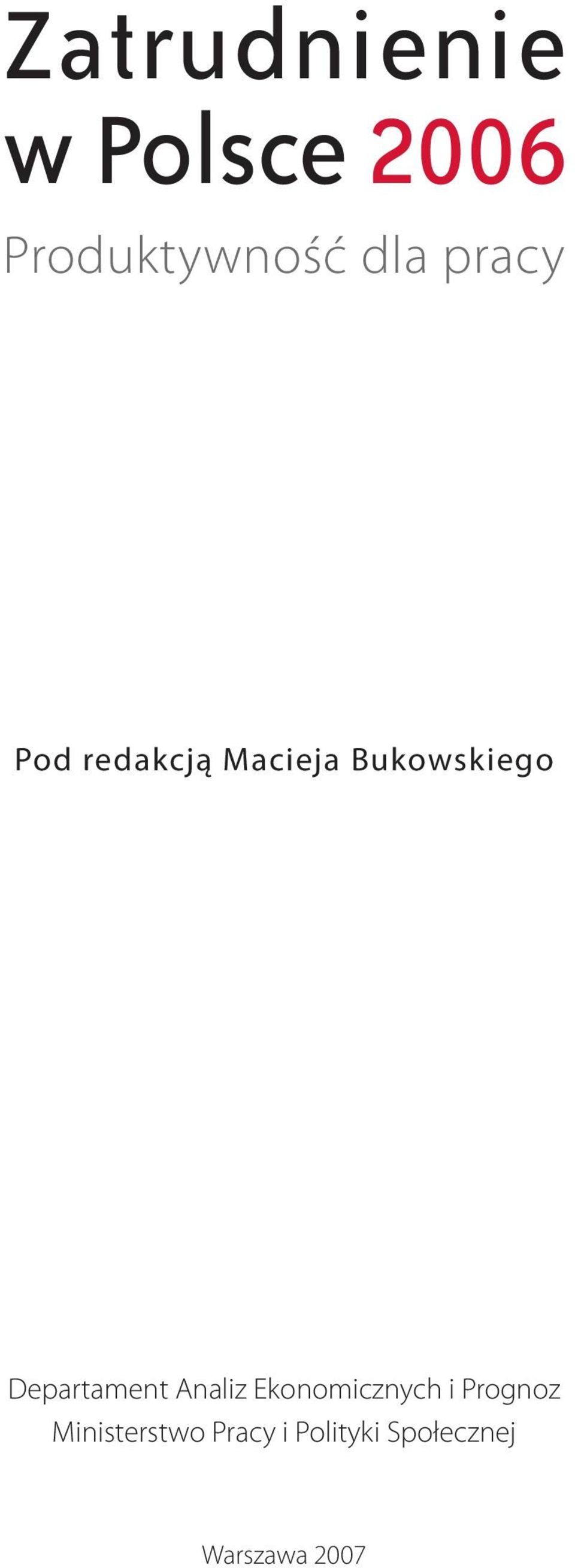 Departament Analiz Ekonomicznych i Prognoz