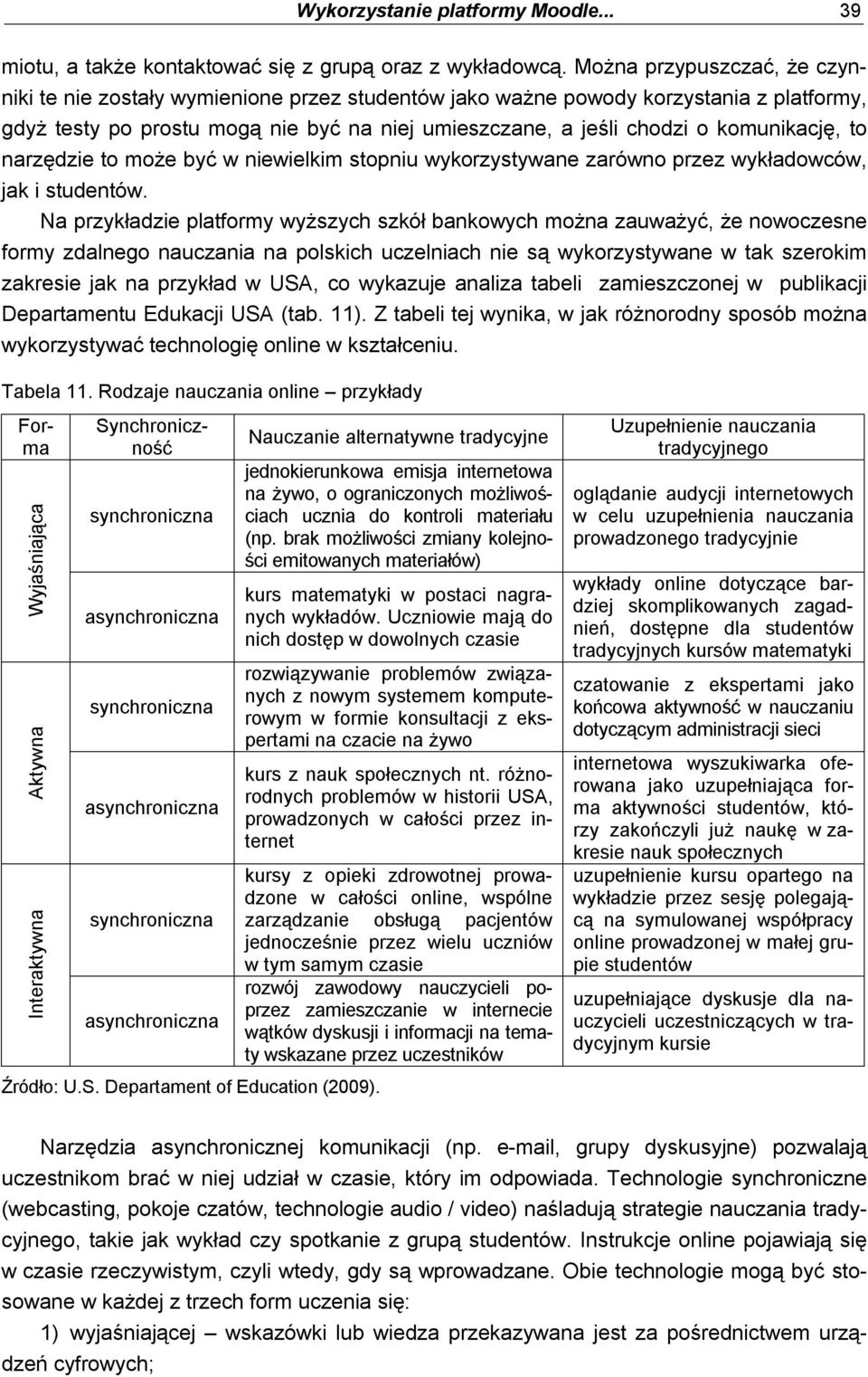 komunikację, to narzędzie to może być w niewielkim stopniu wykorzystywane zarówno przez wykładowców, jak i studentów.