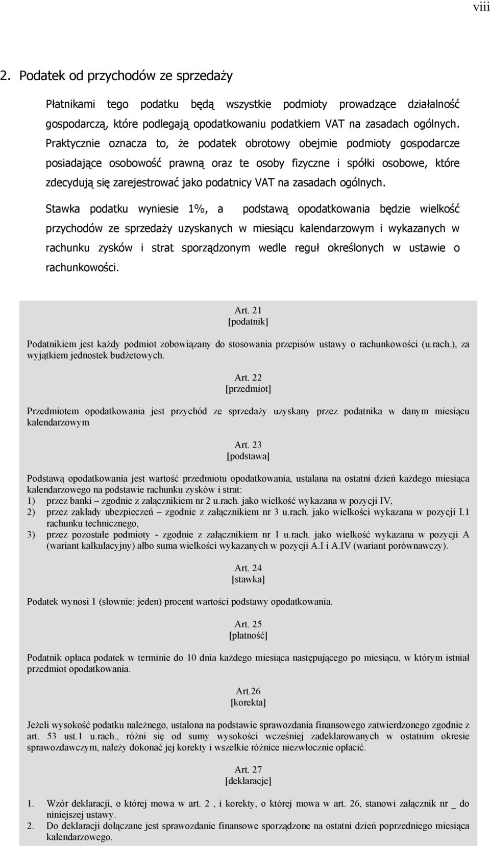 zasadach ogólnych.