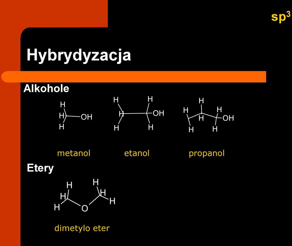 metanol etanol