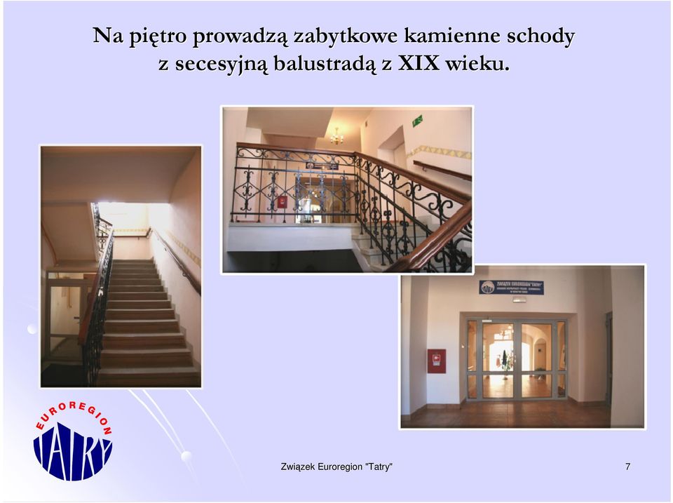 schody z secesyjną