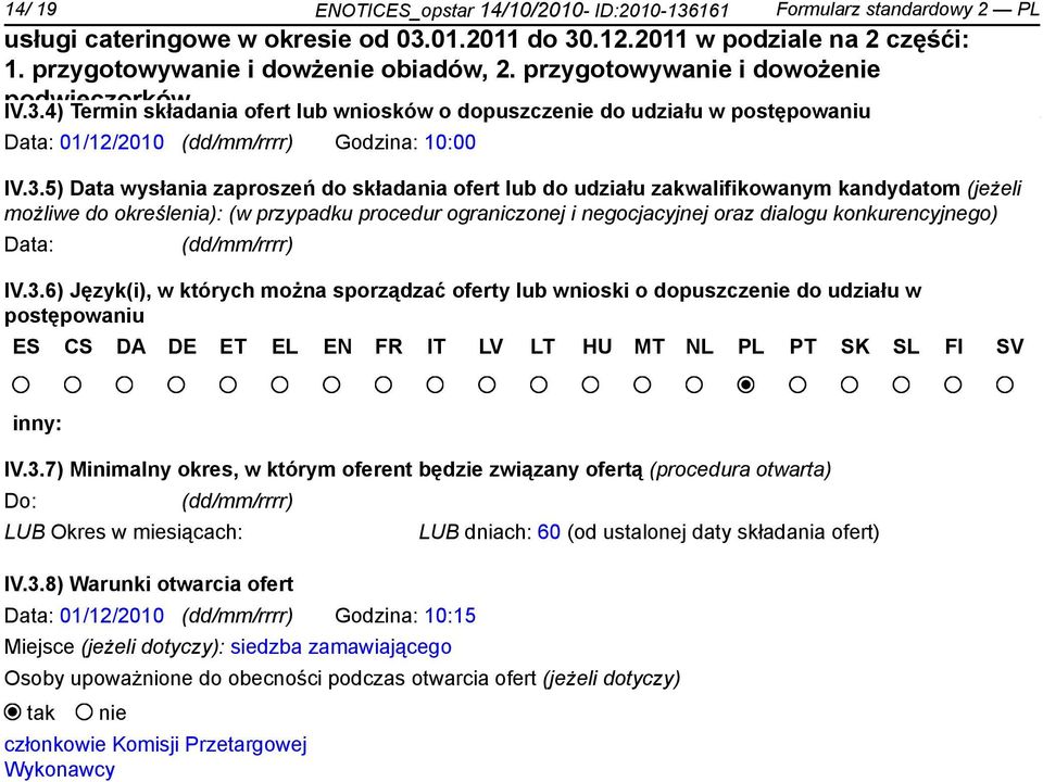 konkurencyjnego) Data: (dd/mm/rrrr) IV.3.