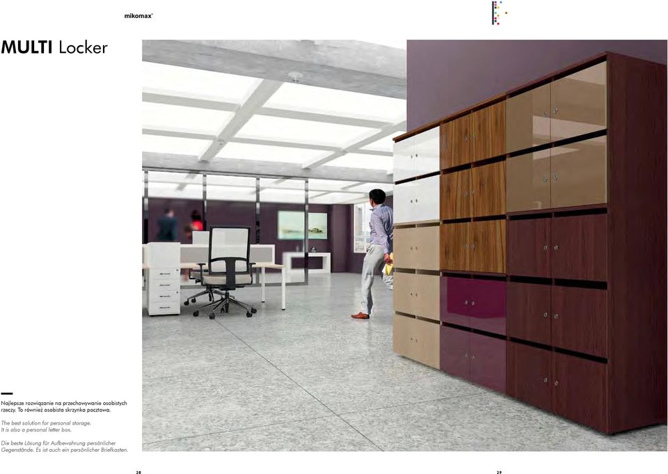 The best solution for personal storage. It is also a personal letter box.