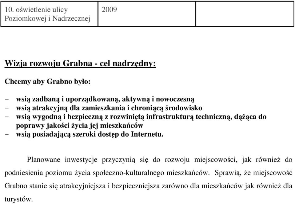 mieszkańców - wsią posiadającą szeroki dostęp do Internetu.