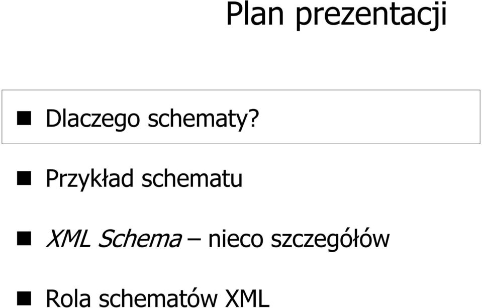 Przykład schematu XML