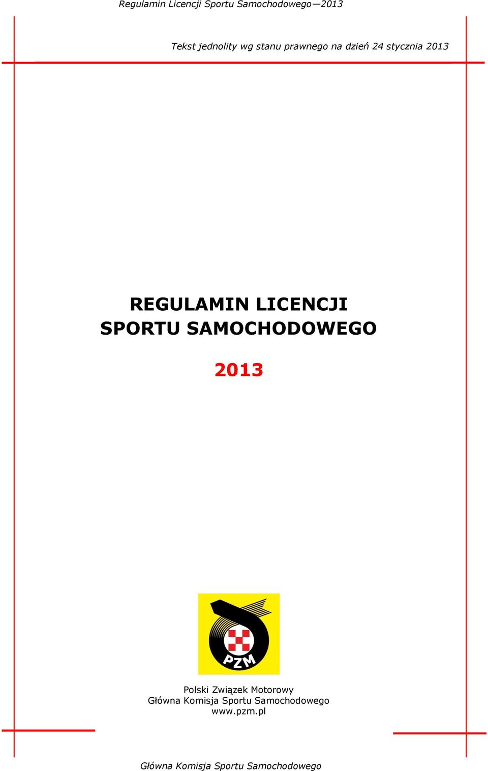 REGULAMIN LICENCJI SPORTU