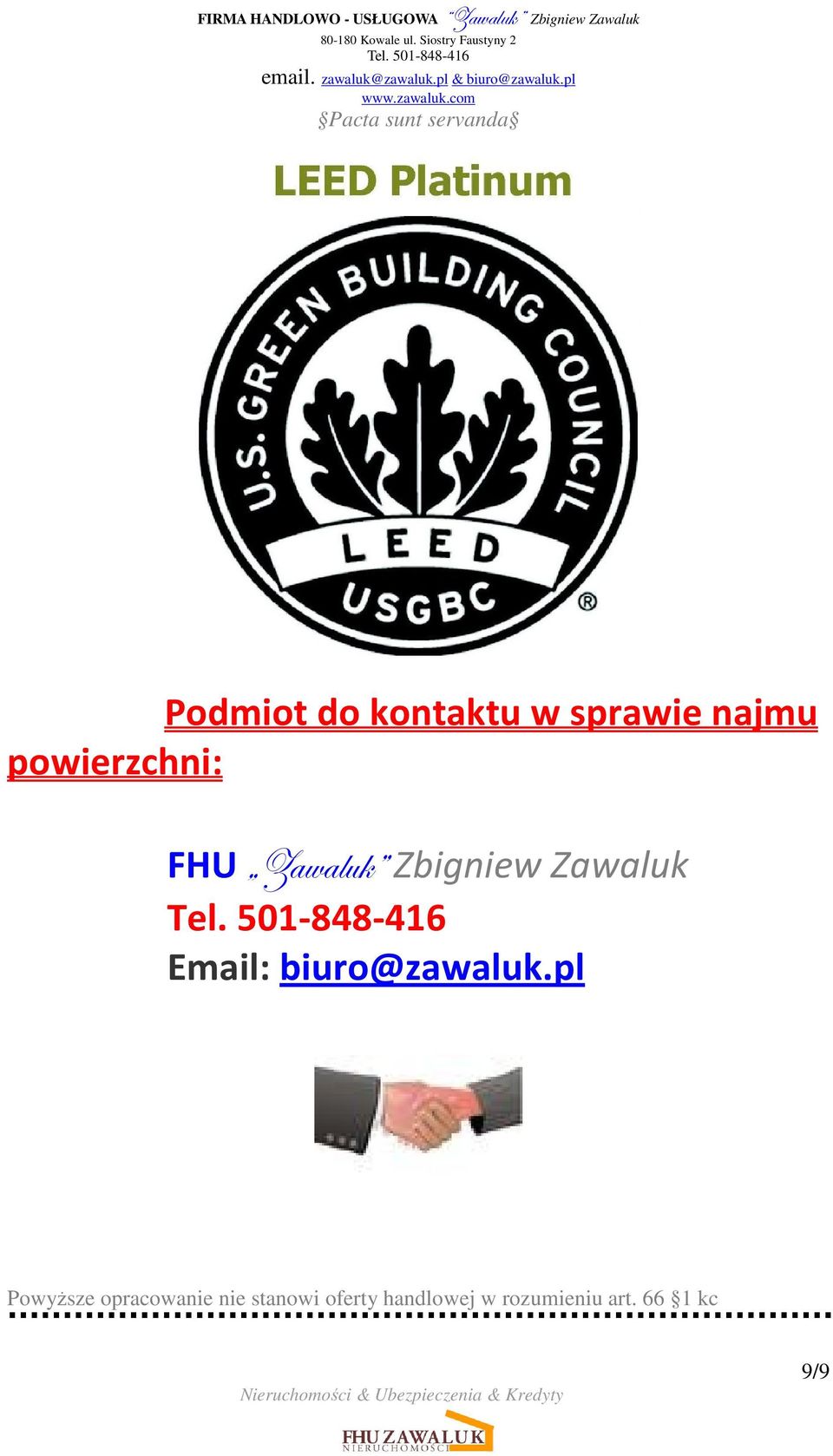Email: biuro@zawaluk.
