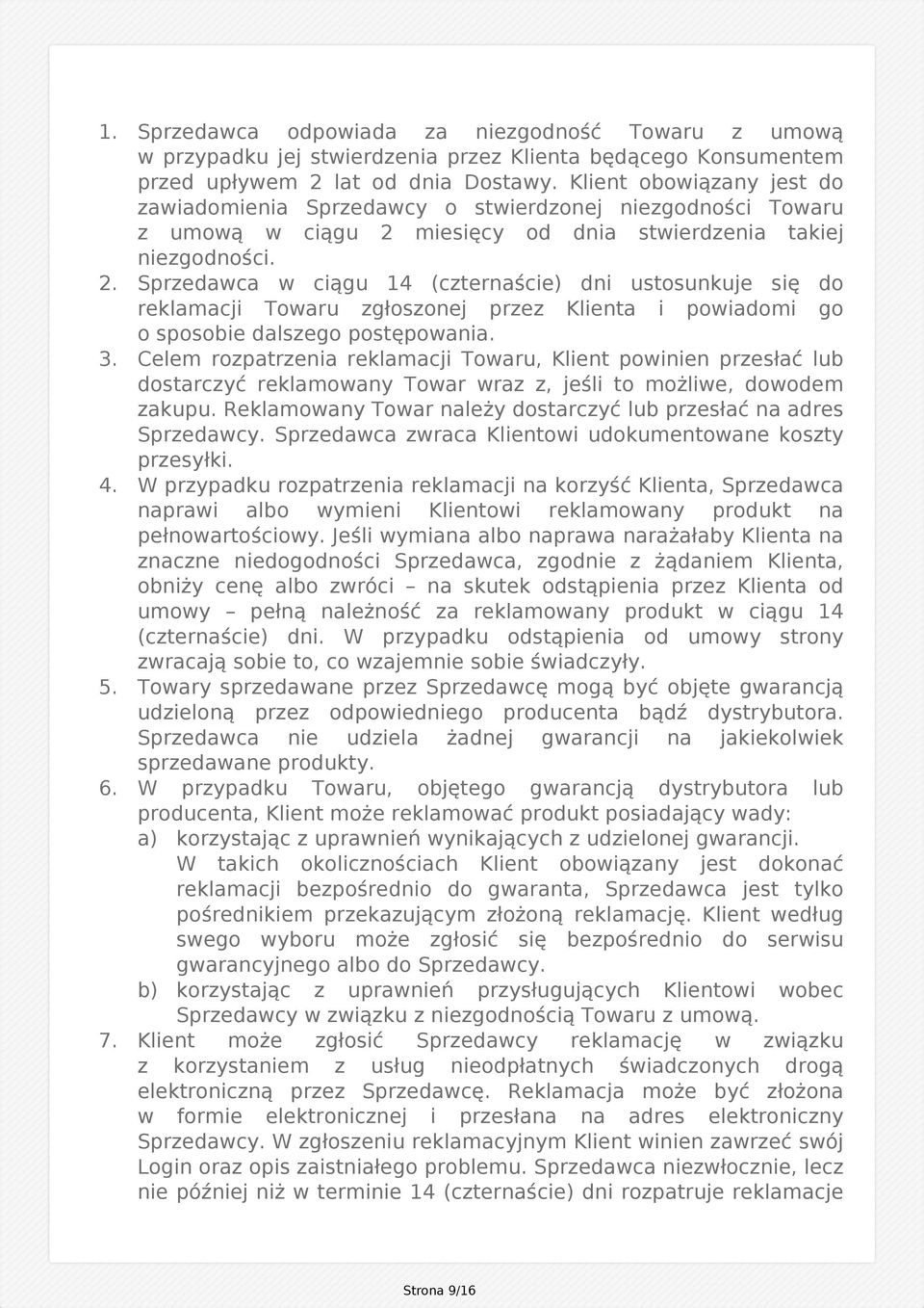 miesięcy od dnia stwierdzenia takiej niezgodności. 2.