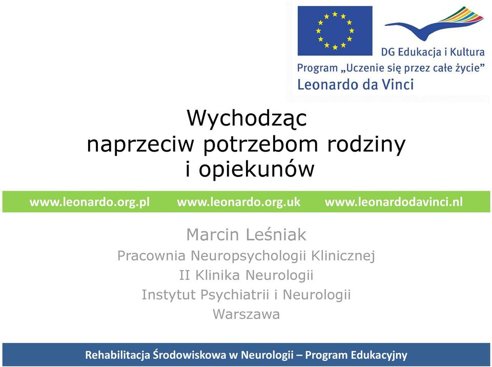 Neuropsychologii Klinicznej II Klinika