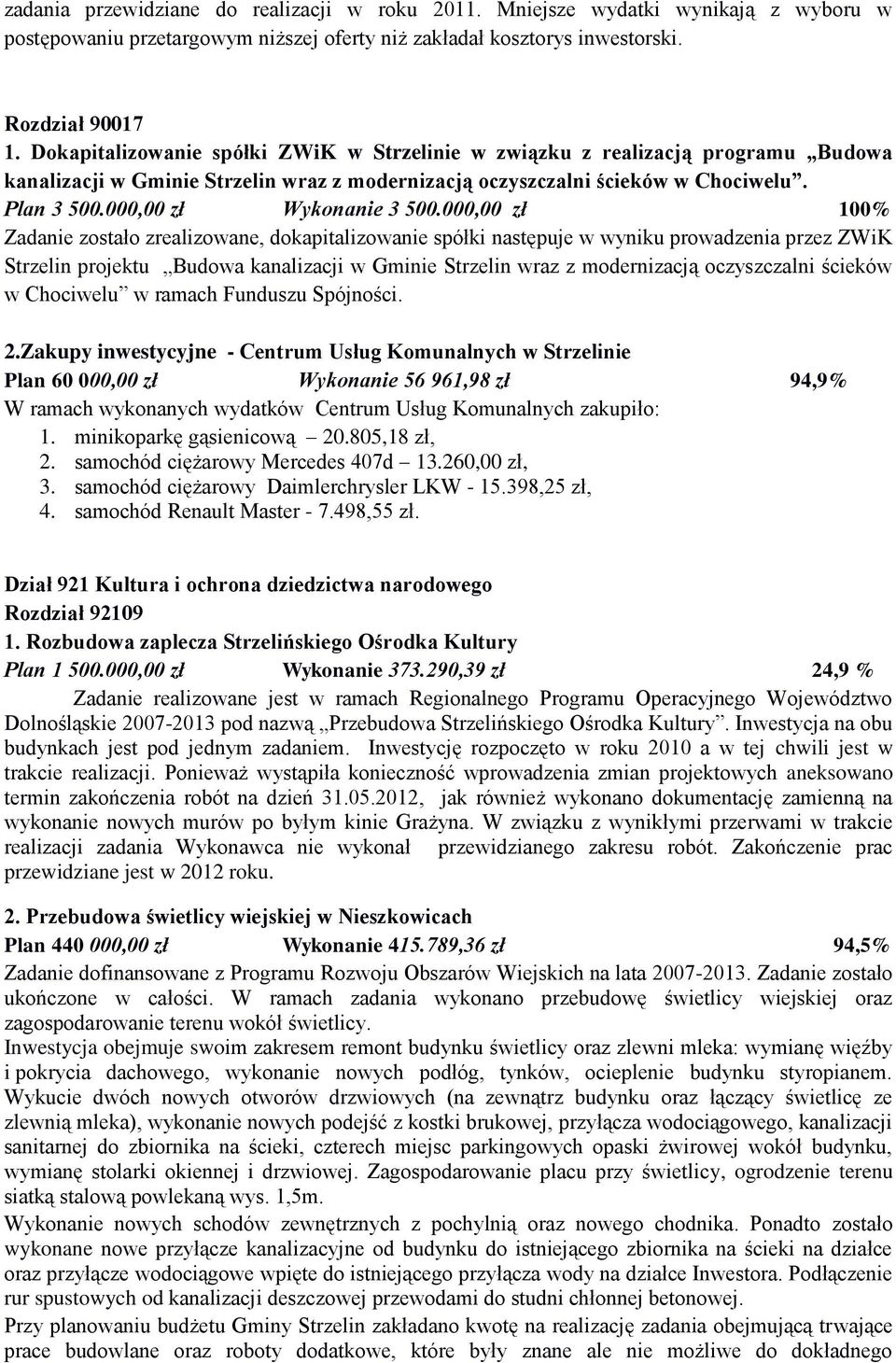 000,00 zł Wykonanie 3 500.
