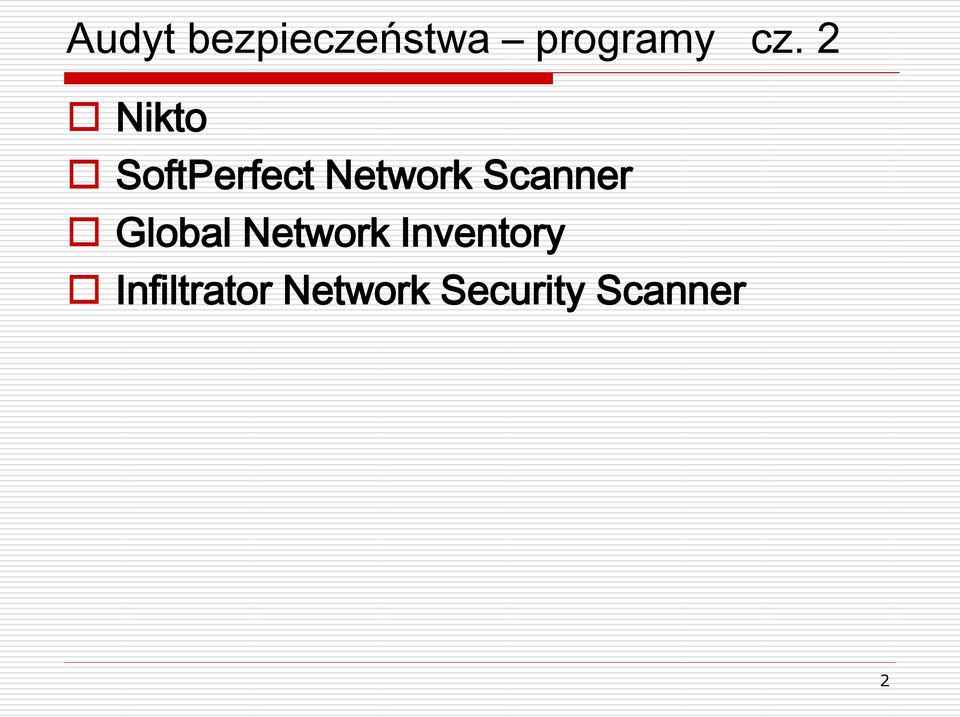 Scanner Global Network Inventory