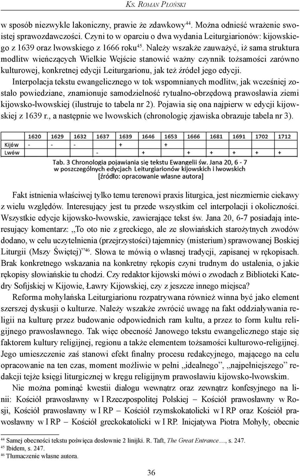 Należy wszakże zauważyć, iż sama struktura modlitw wieńczących Wielkie Wejście stanowić ważny czynnik tożsamości zarówno kulturowej, konkretnej edycji Leiturgarionu, jak też źródeł jego edycji.