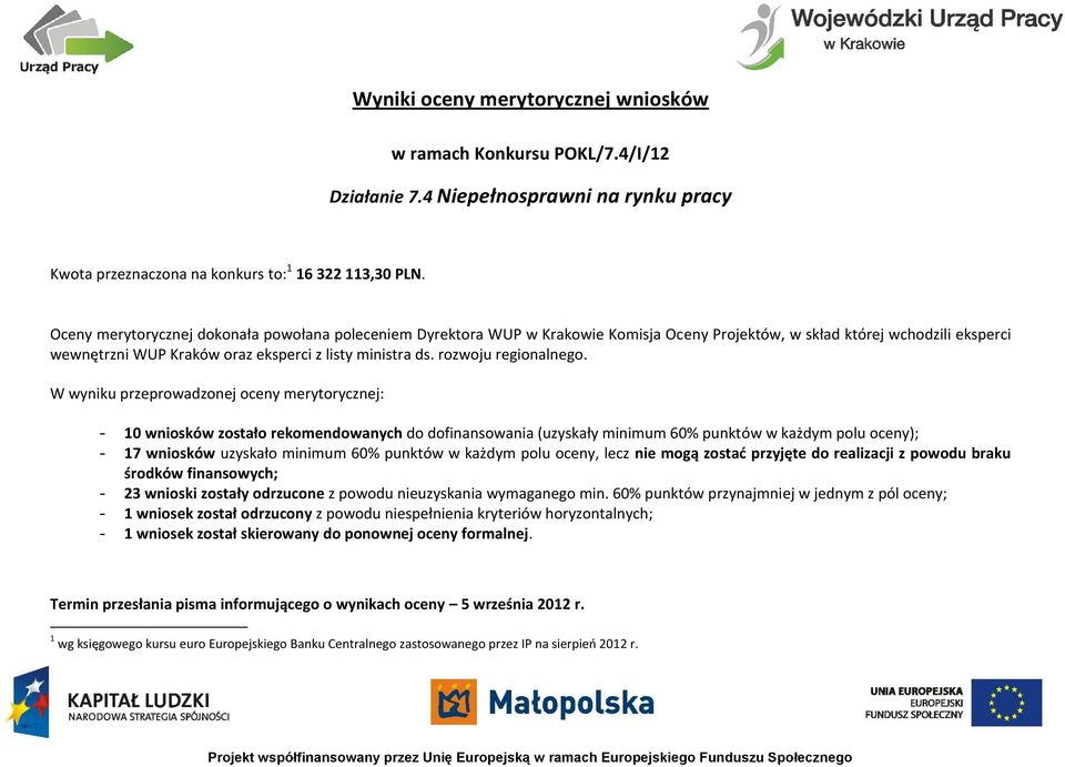 rozwoju regionalnego.
