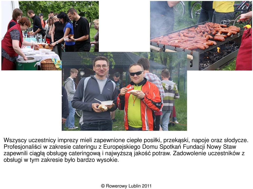 Profesjonaliści w zakresie cateringu z Europejskiego Domu Spotkań Fundacji