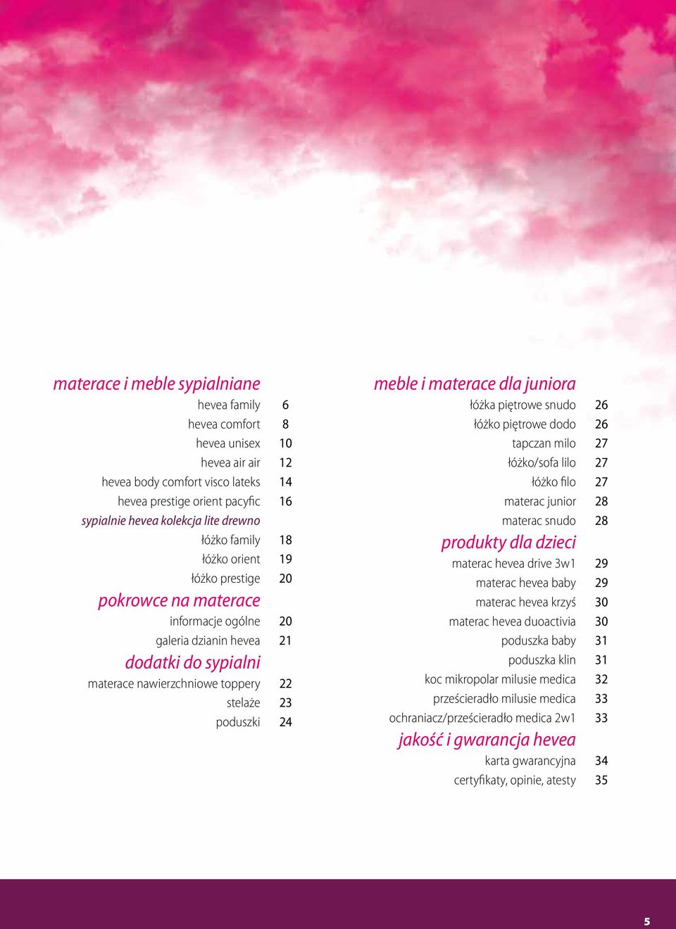 meble i materace dla juniora łóżka piętrowe snudo 26 łóżko piętrowe dodo 26 tapczan milo 27 łóżko/sofa lilo 27 łóżko filo 27 materac junior 28 materac snudo 28 produkty dla dzieci materac hevea drive
