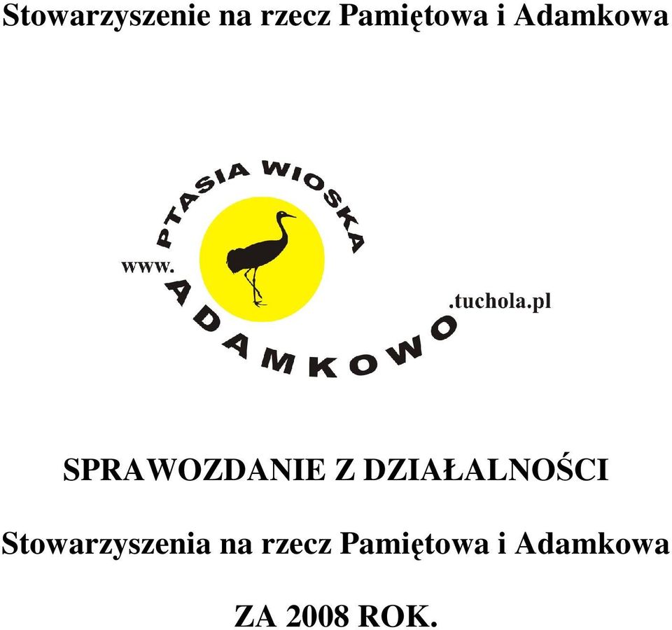 SPRAWOZDANIE Z DZIAŁALNOŚCI