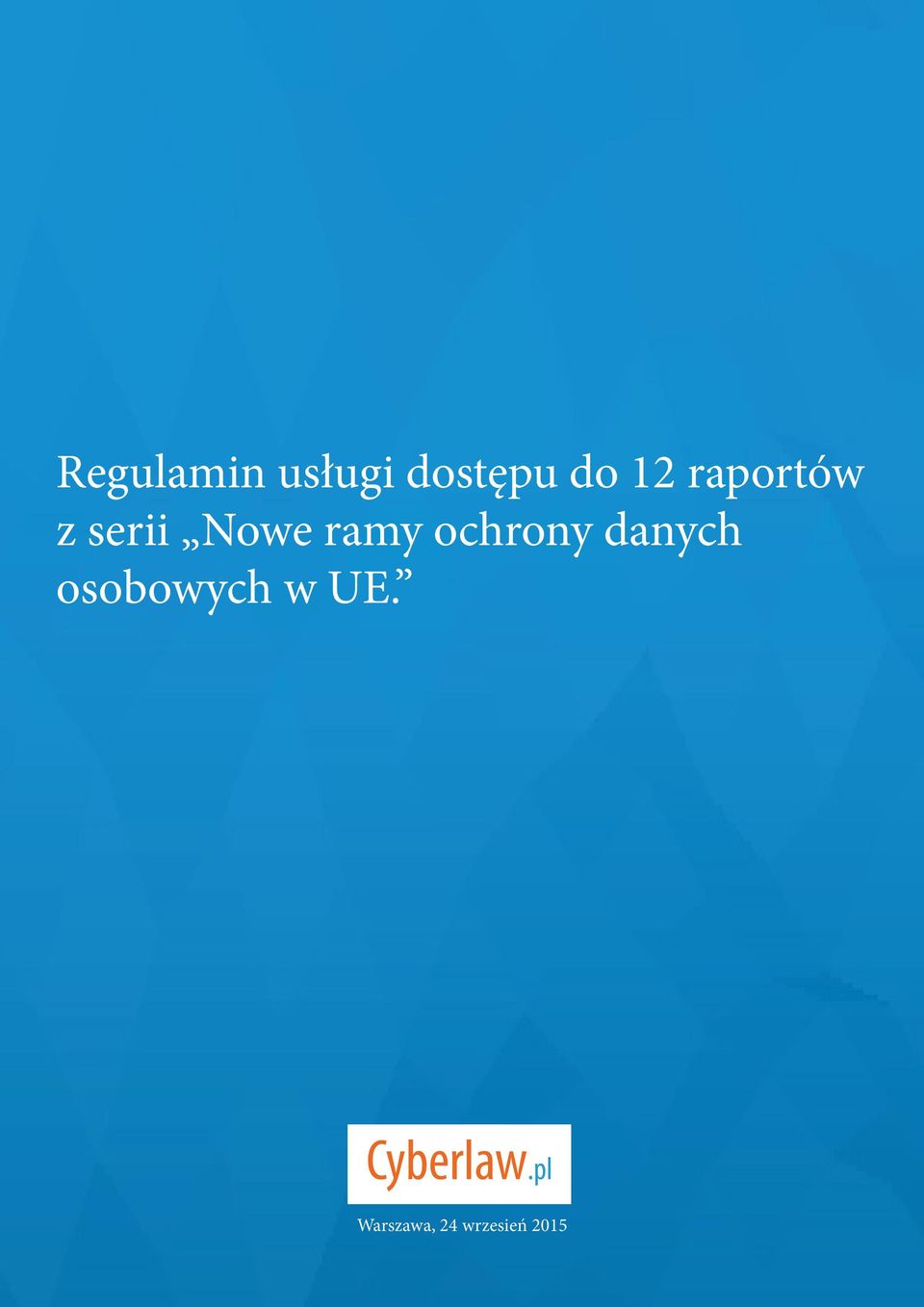 ramy ochrony danych