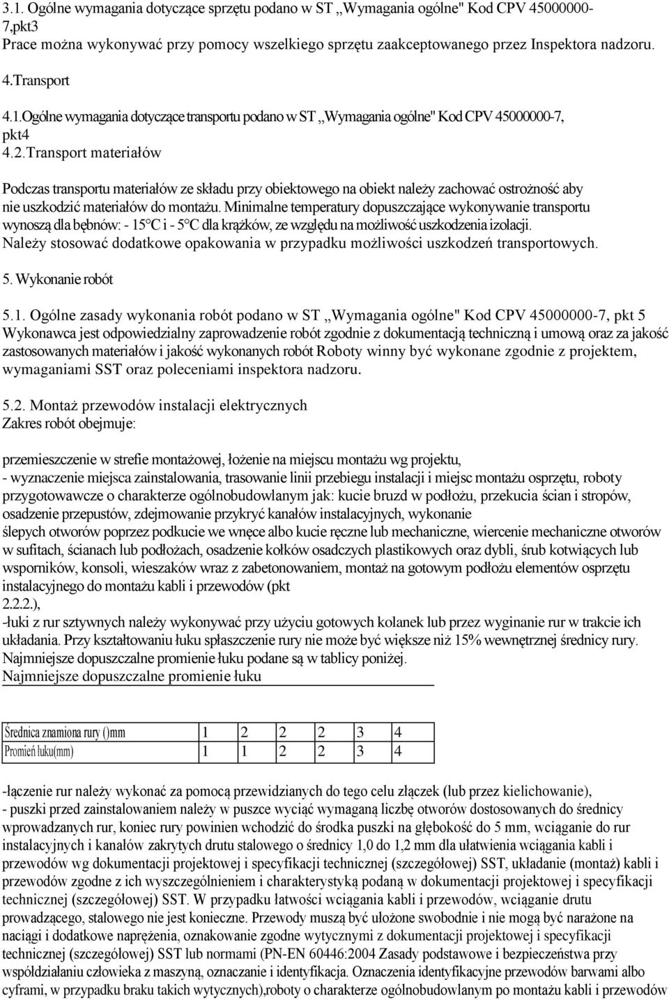 Transport materiałów Podczas transportu materiałów ze składu przy obiektowego na obiekt należy zachować ostrożność aby nie uszkodzić materiałów do montażu.