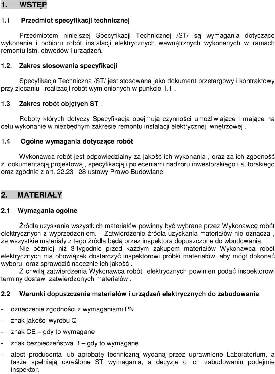 remontu istn. obwodów i urządzeń. 1.2.