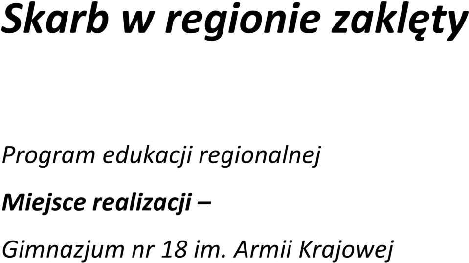 regionalnej Miejsce