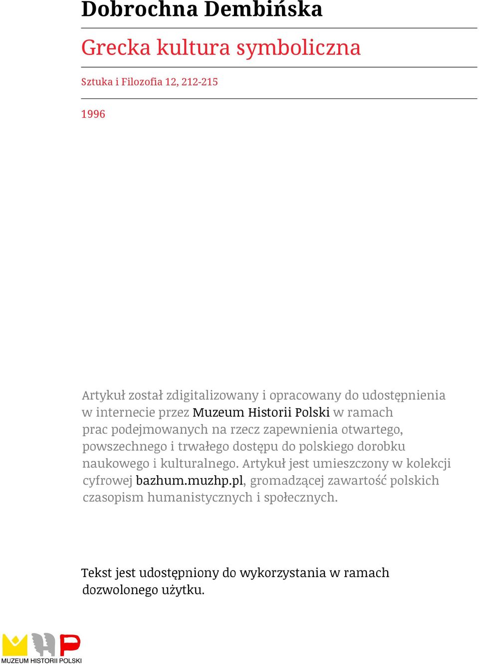 symboliczna Sztuka i