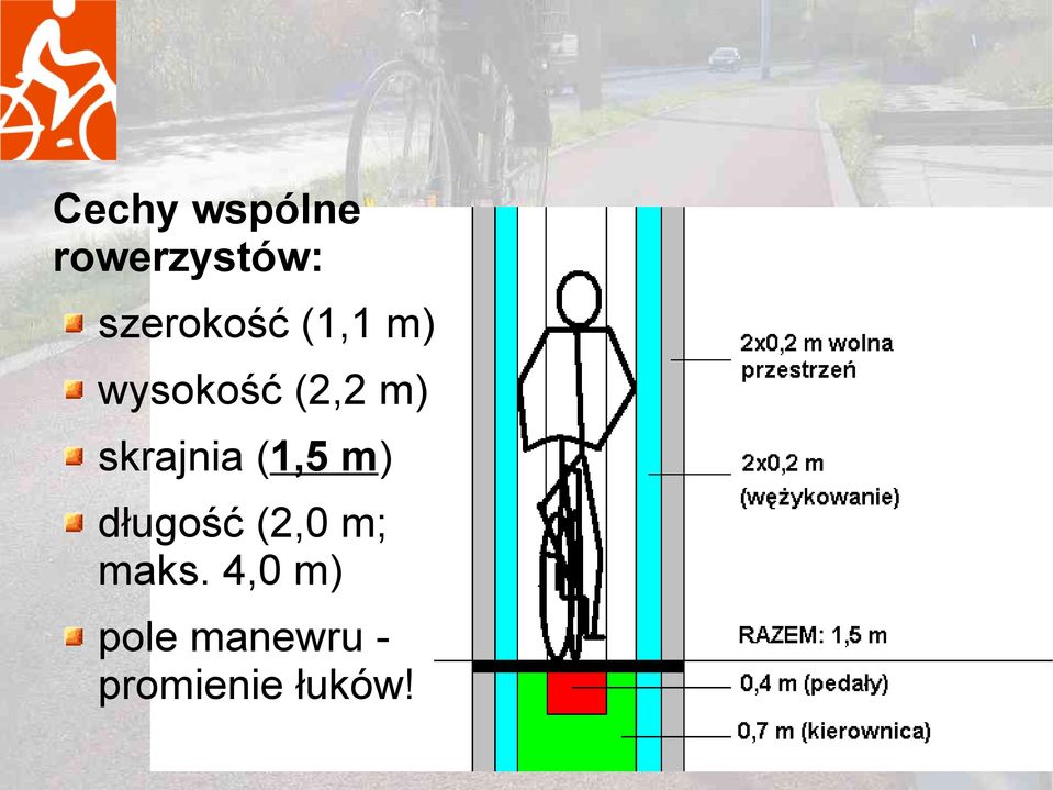 skrajnia (1,5 m) długość (2,0 m;